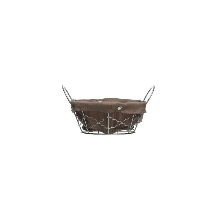 METAL BASKET +TEXTILE PM TAUPE