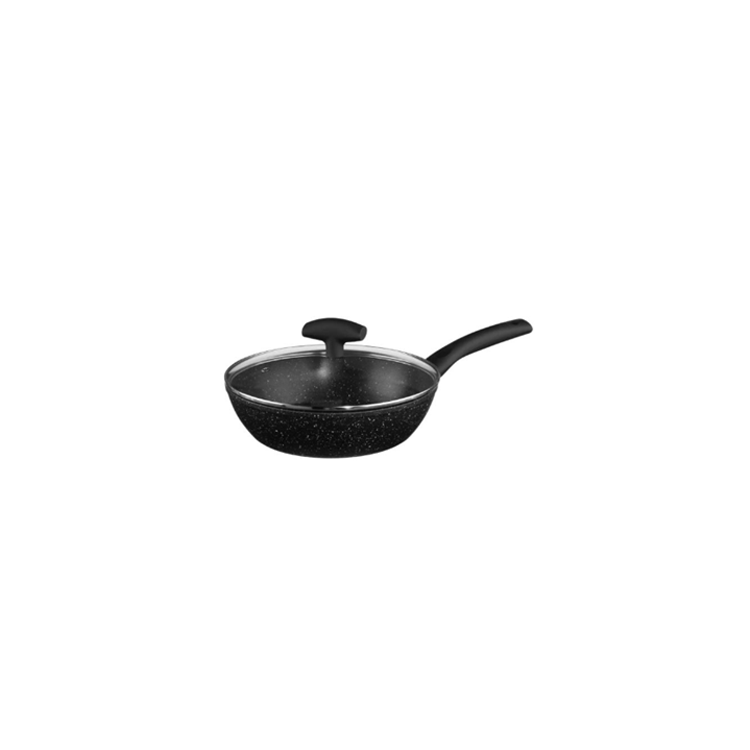 FORGED ALUMINUM PAN+LID 28CM