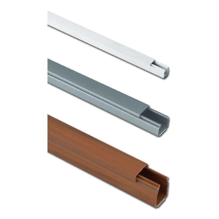 TRUNKING 12X13MM SELF-ADHESIVE EN 50085-2-1 WALNUT VIOKAR