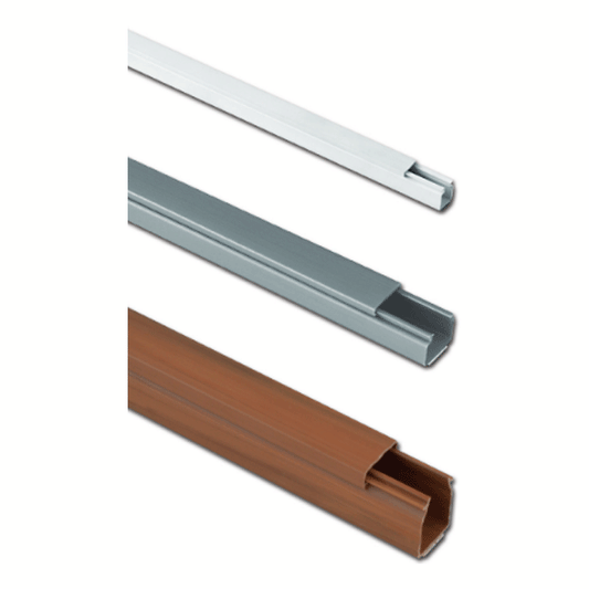 TRUNKING 12X13MM SELF-ADHESIVE EN 50085-2-1 WALNUT VIOKAR