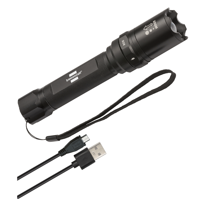 LUXPREMIUM RECHARGEABLE FOCUS SELECTOR LED FLASHLIGHT TL 400 AFS, IP44, CREE-LED 430LM