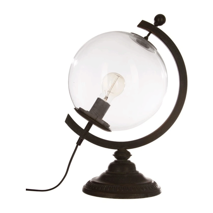GLOBE METAL LAMP H43