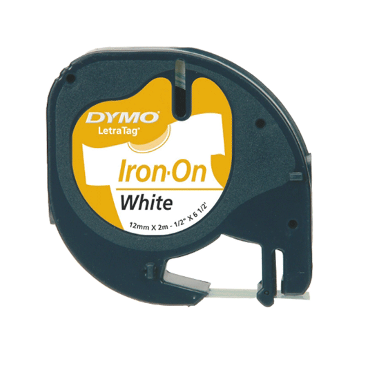 DYMO LETRATAG TAPES NYLON 12MMX2M CLR