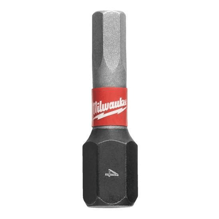 MILWAUKEE 2.5MM X 25MM HEX SHOCKWAVE BIT 2PCS