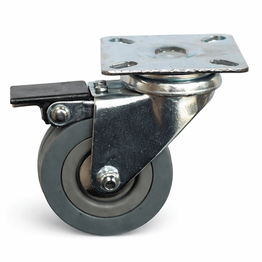 CASTER WHEEL FLANGE STOPPER 50MM GREY