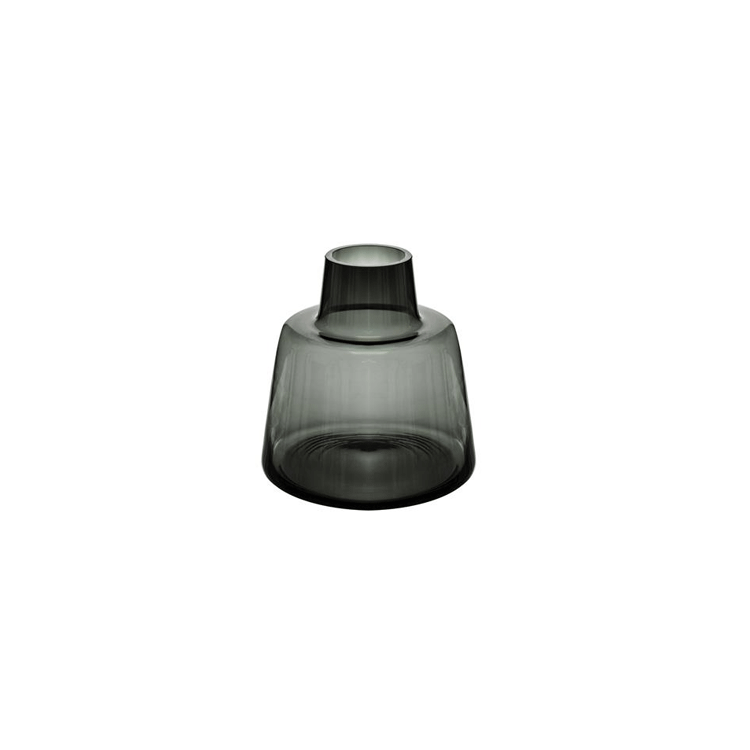 SQUARE VASE H23 GREY