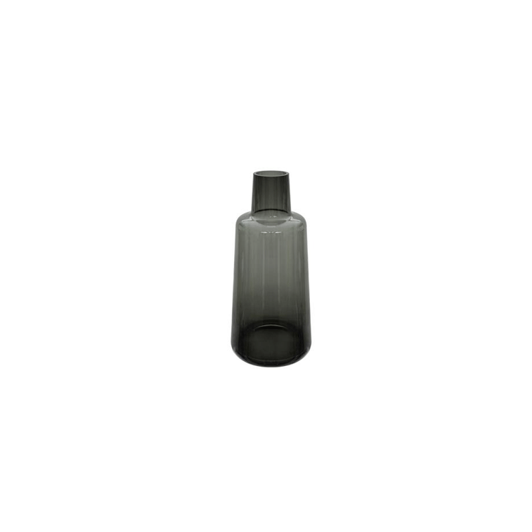 SQUARE VASE H40 GREY