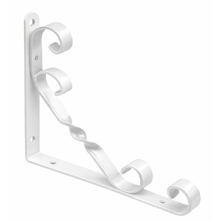 ΣΤΗΡΙΓΜΑ ΡΑΦΙΟΥ ORNAMENT 200x200mm ΛΕΥΚΟ