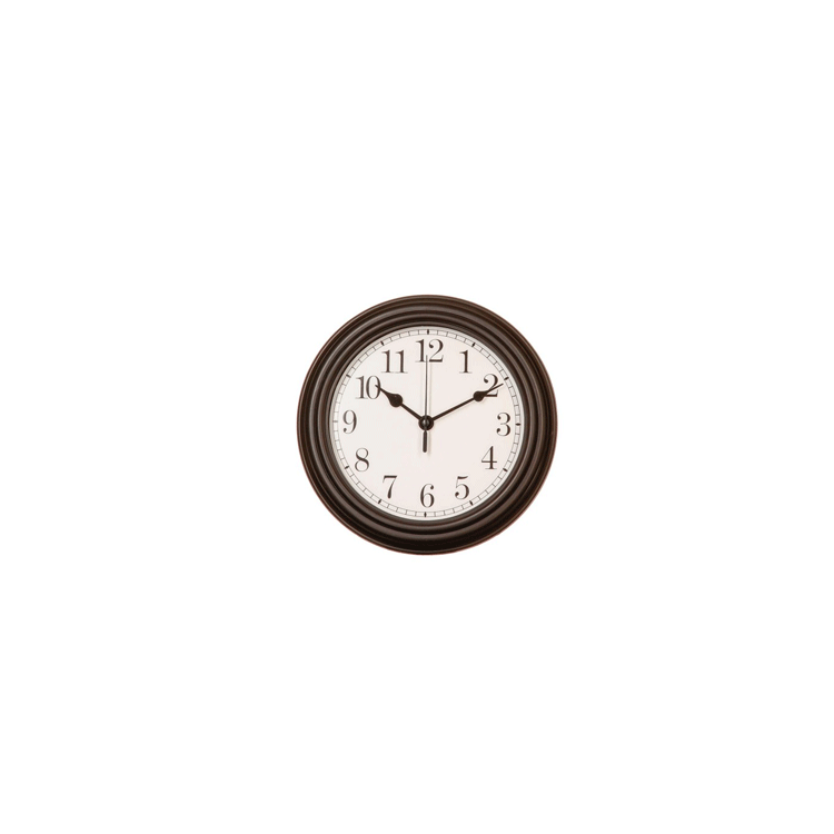 PLASTIC CLOCK WITH MOULDING