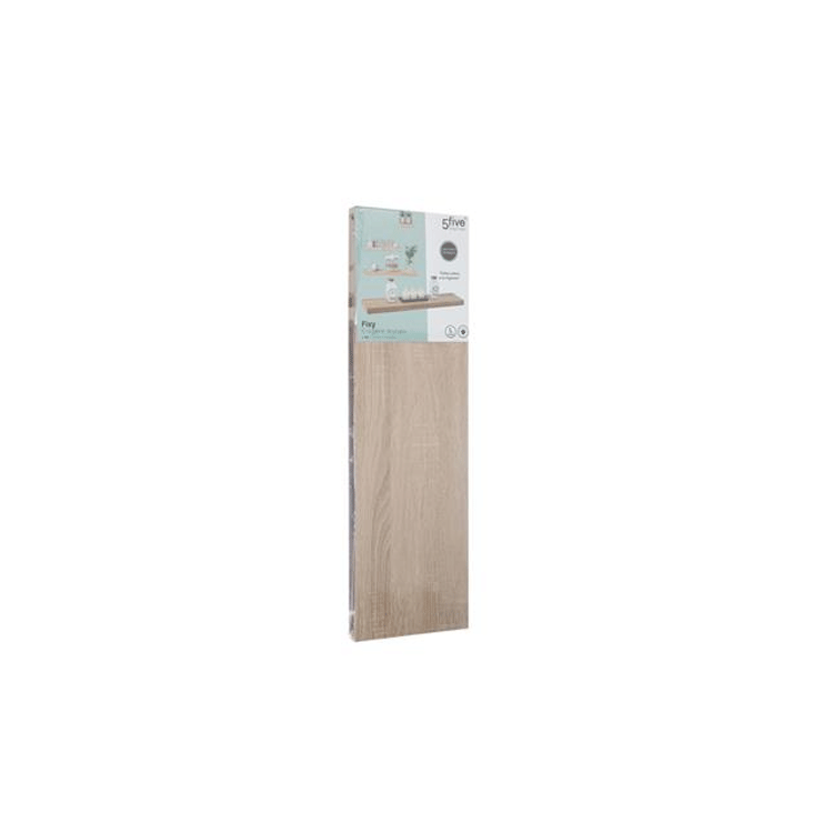 WALL SHELF OAK 80CM NATURAL
