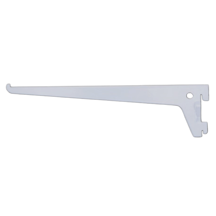 SINGLE SLOT BRACKET 40CM WHITE