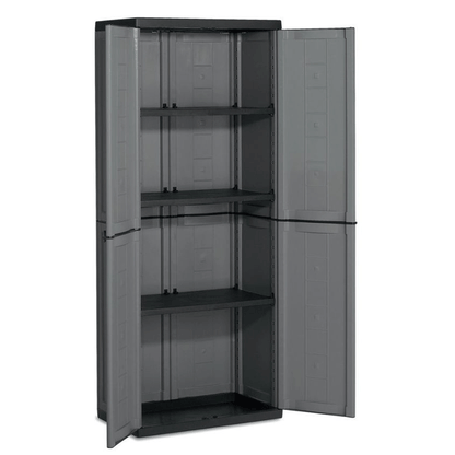 UTILITY CABINET JOLLY DARK GREY/BLACK