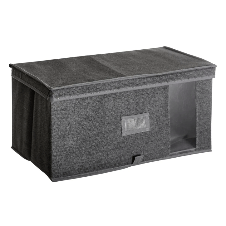 STORAGE BOX 50X30X25 GREY LIN