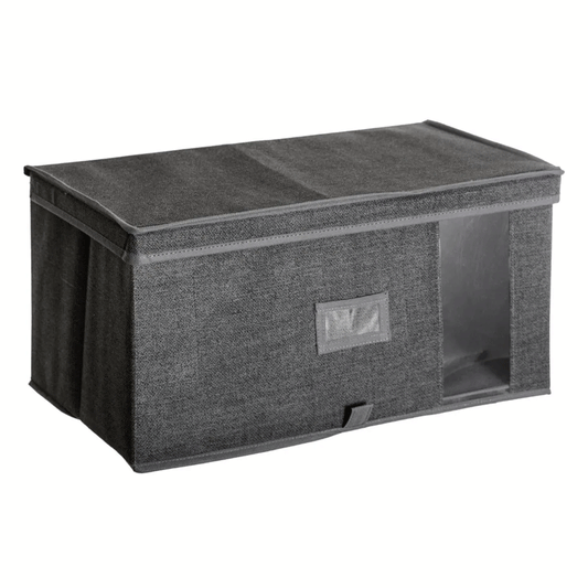 STORAGE BOX 50X30X25 GREY LIN