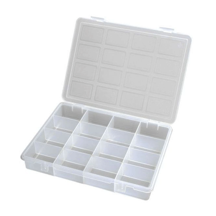 PLASTIC ORGANIZER 16 COMPARTMENTS 242X188X37MM