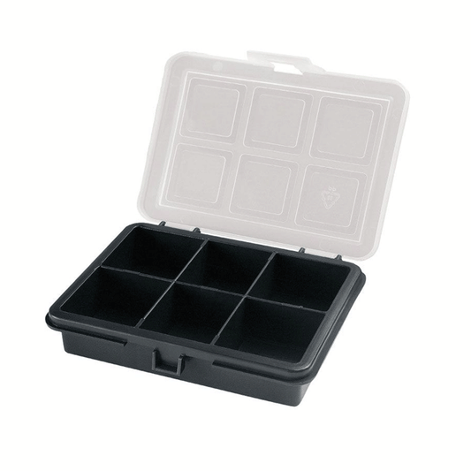 PLASTIC ORGANIZER COMPARTMENTS120X100X28MM 6COMPARTMENTS