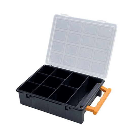 PLASTIC ORGANIZER 9 COMPARTMENTS 242X188X60MM