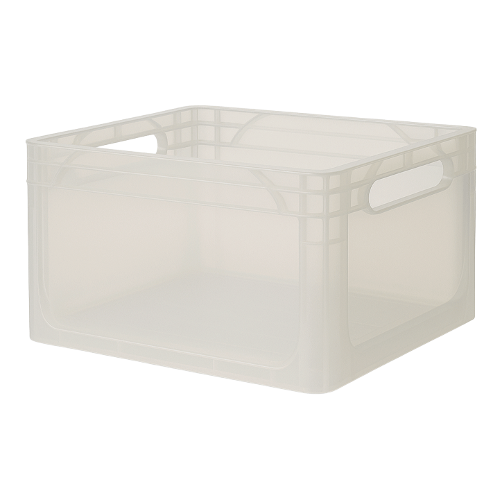 INDUSTRIAL BOX 40X30 22CM TRANSP