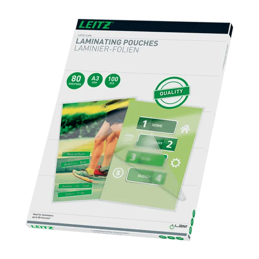 LEITZ A3 POUCHES 80MI P100 33819
