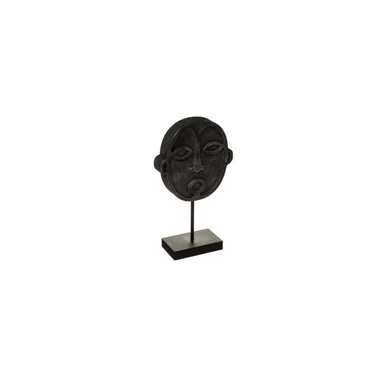 WOODEN MASK GREY SAFARI S