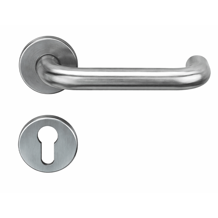 DOOR HANDLES LH1002 22MM S/STEEL