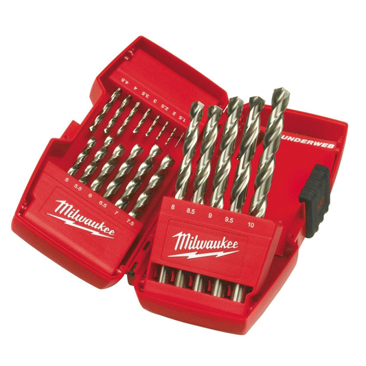 MILWAUKEE METAL DRILL BITS SET 1-10MM 19PCS