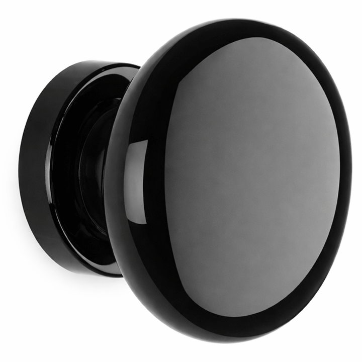 DOOR KNOB PLASTIC BLACK SIA 2600