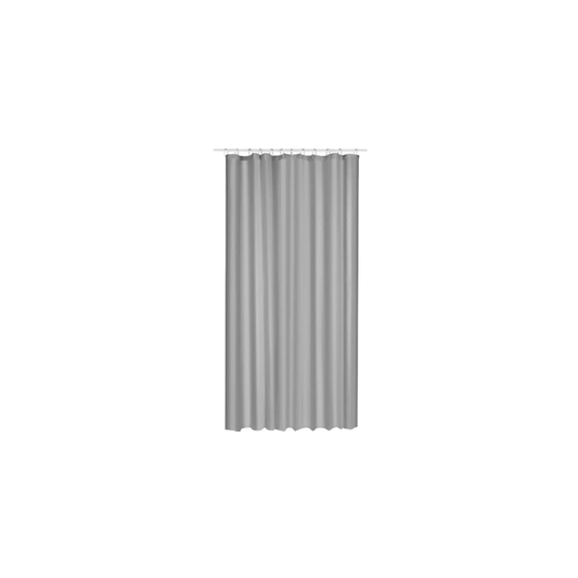 SHOWER CURTAIN LIGHT GREY 180X200