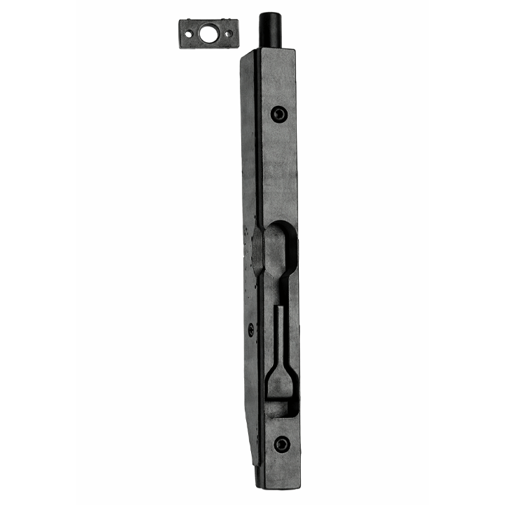 SLIDING BOLT FLUSH 20CM NICKEL MAT
