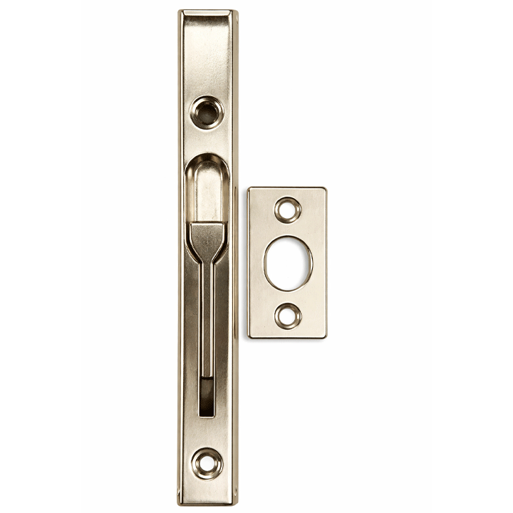 SLIDING BOLT FLUSH 15CM NICKEL MAT