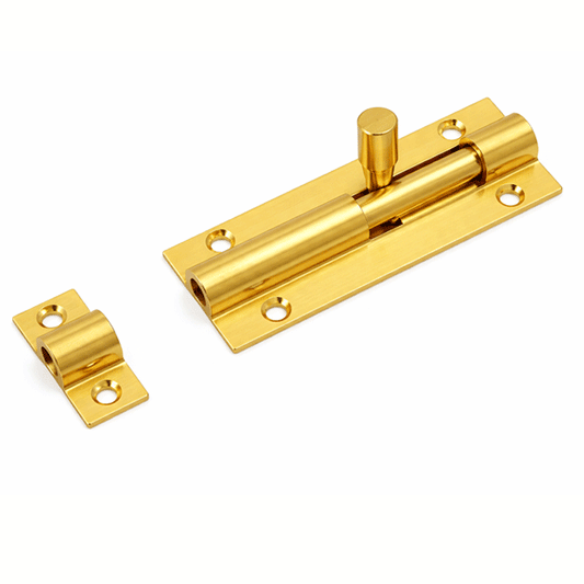 SLIDING BOLT BRASS 3"