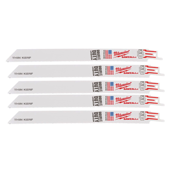 MILWAUKEE SABRE BLADE 230MM METAL 5PCS