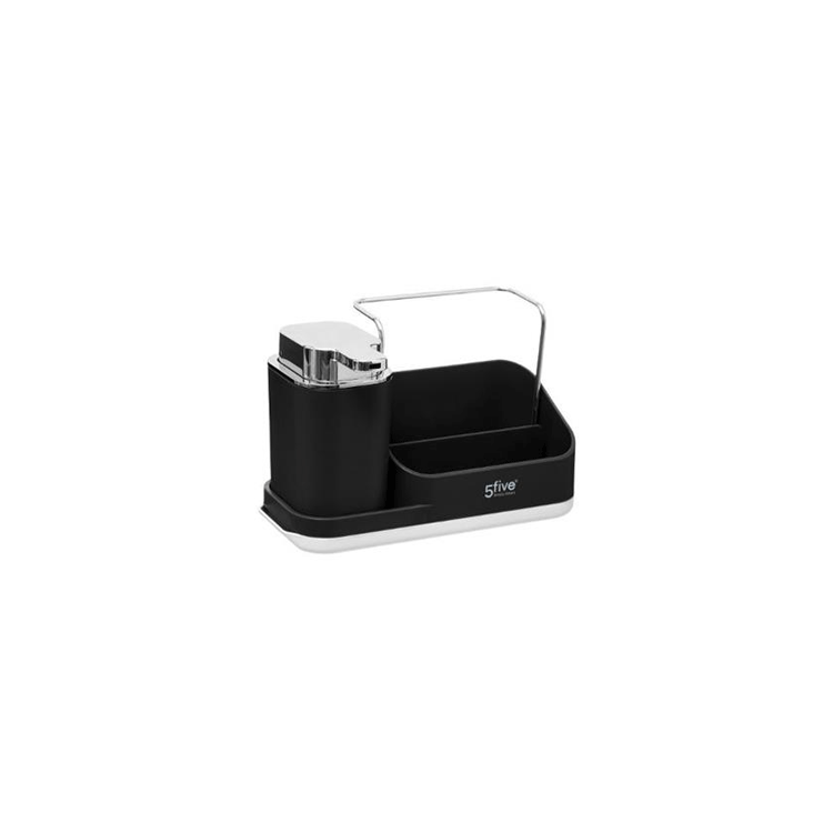SINKCADDY WITH DISPENSER BLACK NEO
