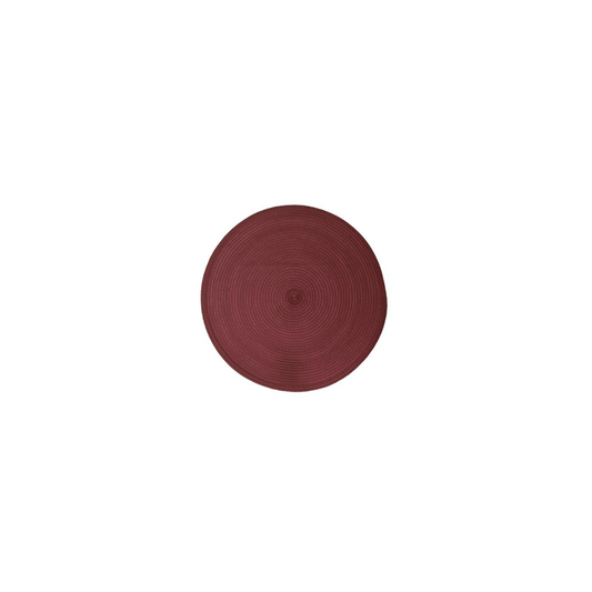 PLACEMAT BRAID ROUND WINE