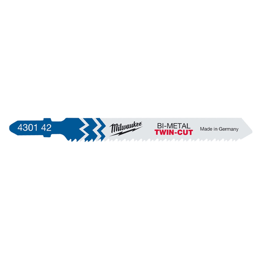 MILWAUKEE JIGSAW BLADE 91x2.5/1,8mm 5PCS TWIN-CUT