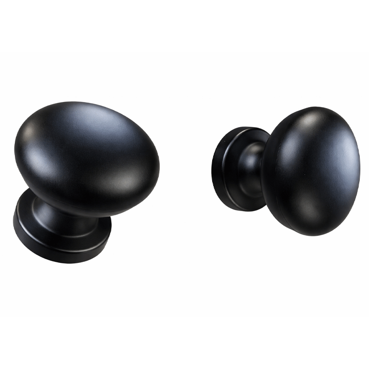 DOOR KNOB CIPOLA P010 BLACK MAT