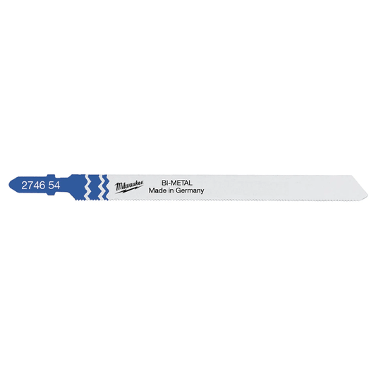 MILWAUKEE JIGSAW BLADES UNIVER. METAL BIMETAL 105MM 5PCS