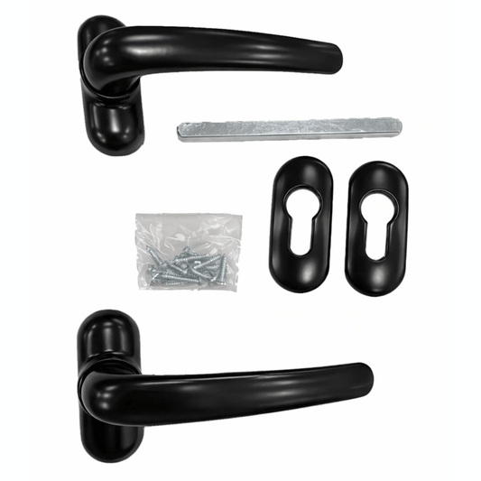 DOOR HANDLES ALUMINIUM 4 VID RG ROZE BLACK