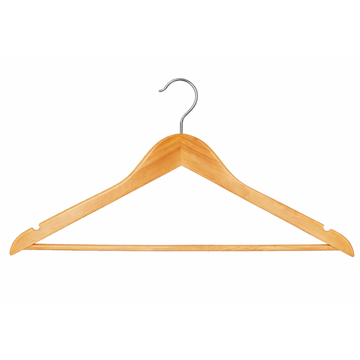 CLOTHES HANGERS WOOD 3PCS