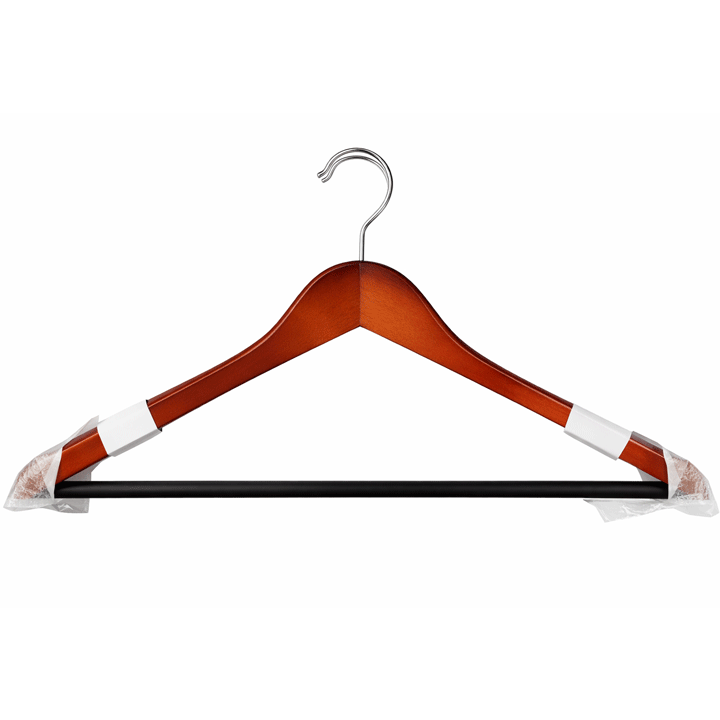 WOODEN CLOTHES HANGERS 3PCS