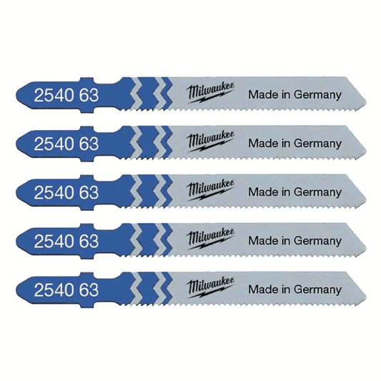 MILWAUKEE JIGSAW BLADES  METAL 55MM 1.5-4MM 5PCS