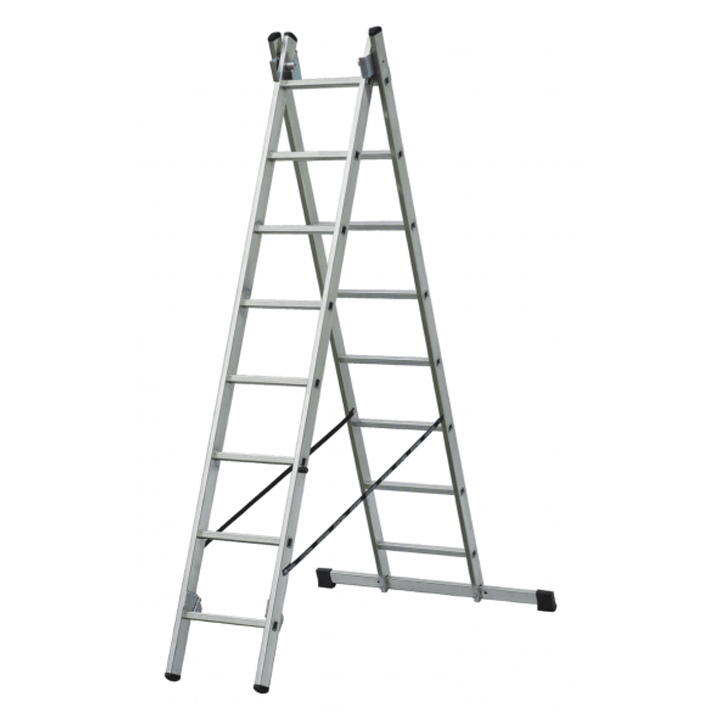 COMBINATION ALUMINIUM LADDER 2X10
