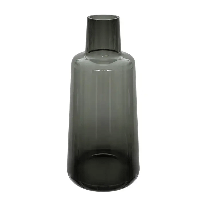 SQUARE VASE H40 GREY
