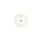 3D METAL CLOCK D70 GOLD