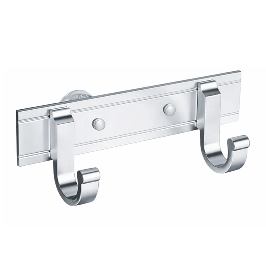 ALUMINIUM DOUBLE HANGER HOOK 14X4.5X5.5CM