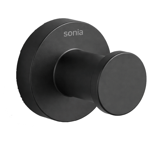 TOWEL HOOK BLACK ASTRAL