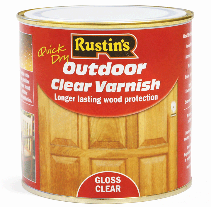 CLEAR VARNISH GLOSS 2,5LTR RUSTINS