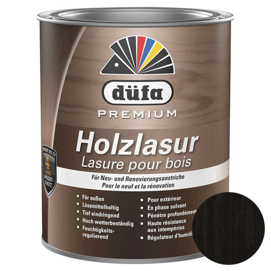 WOOD VARNISH EBONY DUFA 750ML