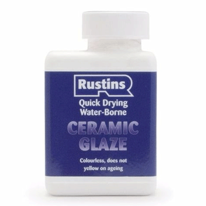 ACRYLIC CERAMIC GLAZE CLEAR 250ML RUSTINS