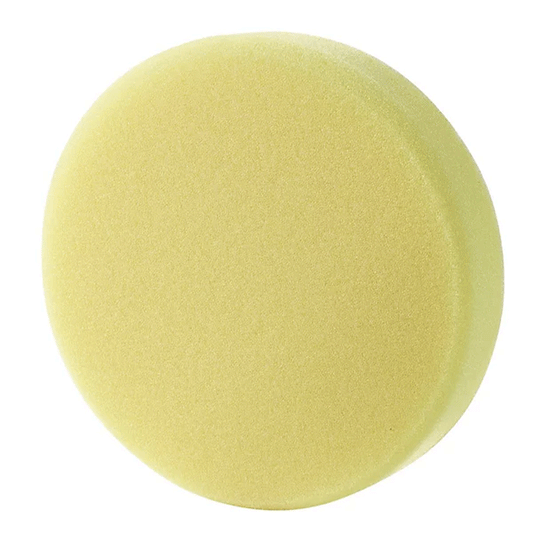 POLISH PAD HEAVY CUTTING YELLOW 125MM